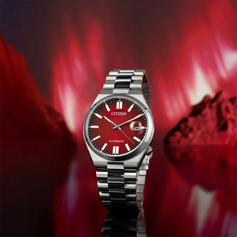 Citizen Tsuyosa Red Dial Automatic Men’s Watch- NJ0150-56W